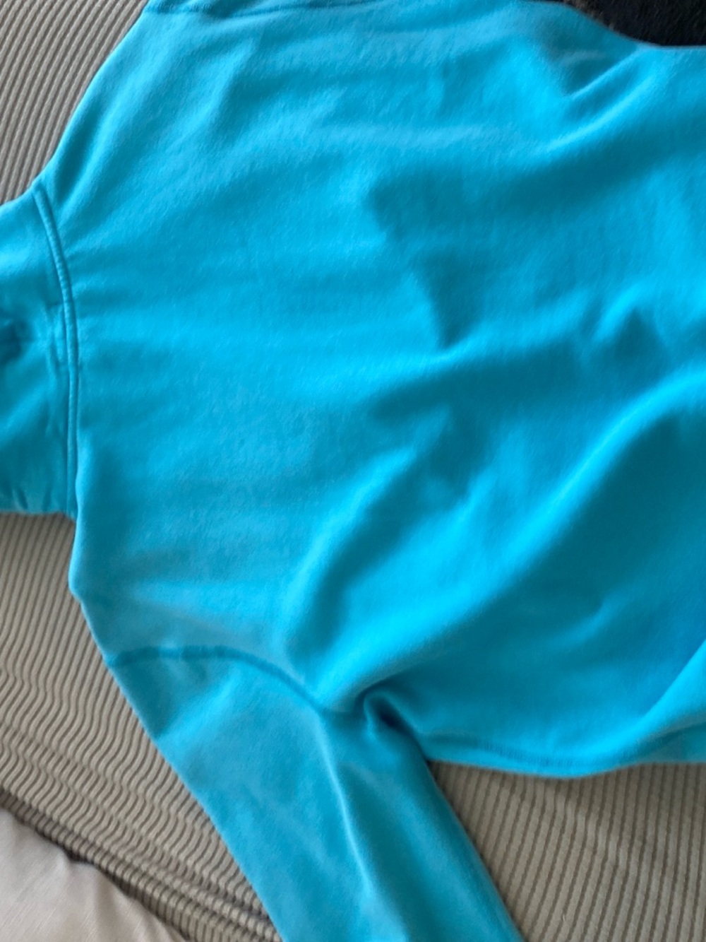 Ralph Lauren baby blue Pullover Hoodie with Embroidered Pony. Dry cleaned only - Picture 2 of 2
